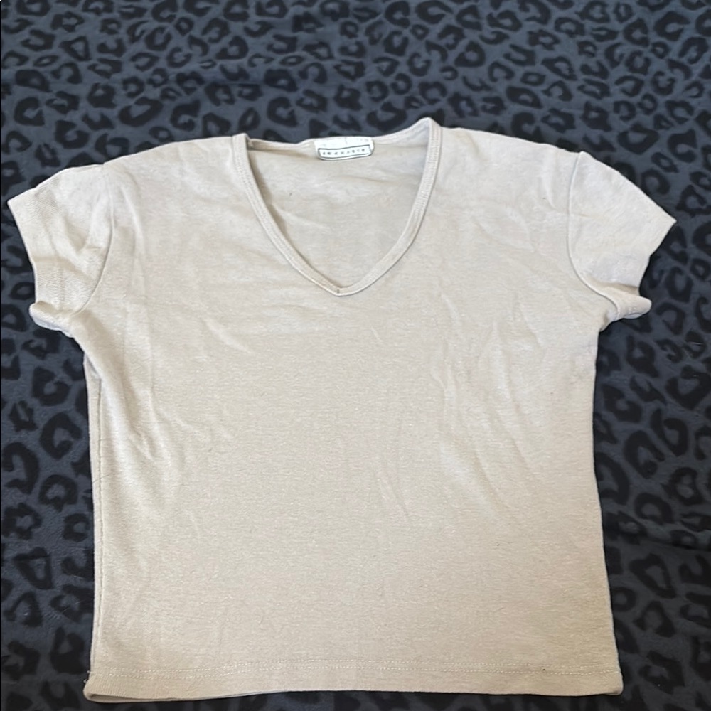 White Fitted Short Sleeve T-Shirt